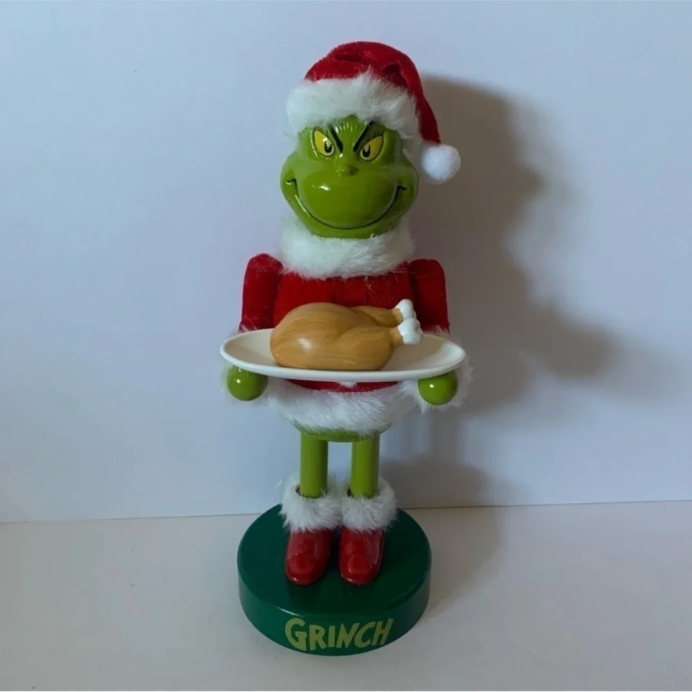NWT. DR. SEUSS Grinch 11” Wooden Nutcracker